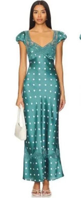 Free People Butterfly Babe Dress Jade Combo- Small Photo 0