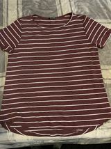 Pink Clover Women’s Button Back Knit Tee Shirt Photo 0