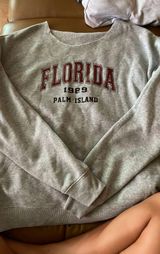 Florida Sweatshirt Off-The-Shoulder Shein Photo 0