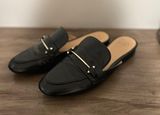 Target Black Leather Flats Photo 0