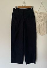 Aritzia Wilfred Free Barrel Pants Black Photo 0