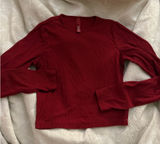 SKIMS ribbed cropped long sleeve XS Photo 0
