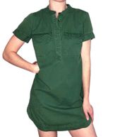 J.Crew Women’s Army Green Military Shirt Mini Dress Photo 0