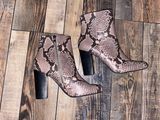 Steve Madden Snakeskin Booties Photo 0