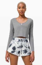 Lululemon Cropped Henley Long Sleeve Photo 0