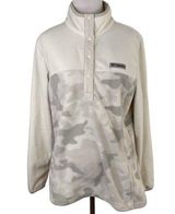 Columbia Women's Benton Springs Camo Print Half-Snap Pullover Size Medium Photo 0