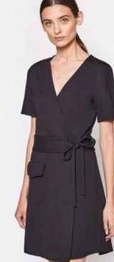 JOIE Goldwin Short-sleeve Wrap Dress Photo 0