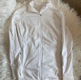Layer8 White Athletic Zip Up Jacket Photo 0