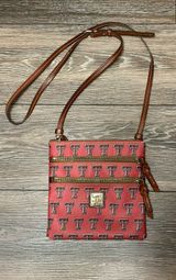 Dooney & Bourke Red Leather Texas Tech Gameday Crossbody Purse  Photo 0