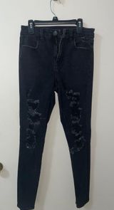 American Eagle Black Denim Jeans Photo 0