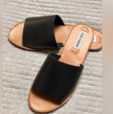 STEVE MADDEN Grace Slides‎ Black Size 7.5 New (A222) Photo 0