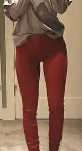 Marc by Marc Jacobs Red Colored Jeans Photo 0