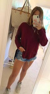 Joy Lab Garnet Sweatshirt Photo 0