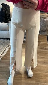 Wide Leg Slit Pants Photo 0