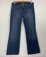 7 For All Mankind Dojo Dark Wash Flare Jeans Photo 0