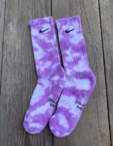 Nike 🖤Black Friday Sale🖤 Purple Tie Dye Socks Photo 0