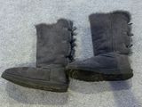 UGG grey Tall Boot With Bows Photo 0
