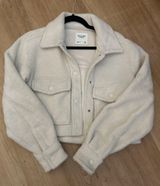 Abercrombie Sherpa Jacket Women’s Beige XS Photo 0