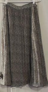 Hayden Los Angeles Women Chiffon Cheetah Skirt Fully Lined Sz L Photo 0