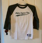 Champion Alpha sigma Tau Baseball Tee  Photo 0