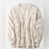 AE Fleece Oversized Vintage Crew Neck Sweatshirt Size Medium Photo 0