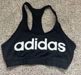 adidas Black Dri Fit Running Sports Bra Size L Photo 0