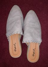 Qupid Grey Mules Photo 0