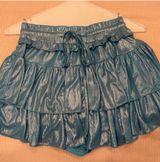 Blue Sparkly Ruffle Mini Skirt!! Photo 0