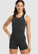 NWOT  Vital Seamless Black Tank - Medium Photo 0