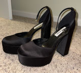 Steve Madden Black Platform Heels Photo 0