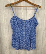 B Jewel Blue & White Top Photo 0