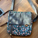 Fossil Womens Handbag Purse Shoulder Accessories Medium Multicolored Photo 0