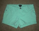 Wet Seal  teal shorts, size Small Photo 0