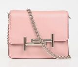 Tod’s Amu Clutch Mini in Light Pink Leather Photo 0