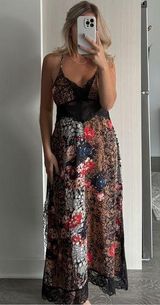 Free People  Right Now Midi Slip Dress S Photo 0