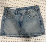 ZARA Denim Skirt Photo 0