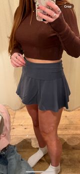 Navy Mini Skirt Photo 0