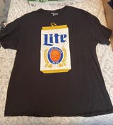 Miller Lite Tshirt Black Size XL Photo 0
