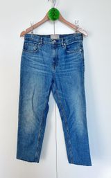 Everlane jeans size 28 blue hight waisted cropped mom Cheeky Photo 0