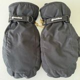 Grandoe Black Waterproof Insulated Winter Snow Mittens Adult Unisex Medium Photo 0