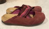 RARE Crocs Edie Mule Shoes casual comfortable quirky bohemian lagenlook suede Photo 0
