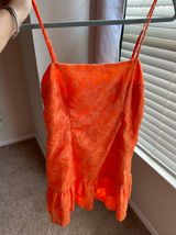 Orange cocktail dress Photo 0