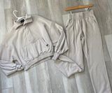 Popflex Lounge Set Beige (xsmall) Ooey Gooey Half Zip Sweater + Sweatpants comfy Tan Size XS Photo 0
