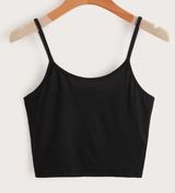 SheIn Black Tank Top Photo 0