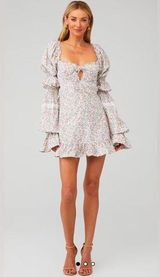 For Love & Lemons Like New! Lucca Mini Dress in Multi, Size XS Photo 0
