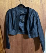 City Chic Ballero Black Leather Jacket  Photo 0