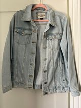 Large Light Wash Jean Jacket Photo 0