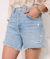 Cutoff Denim Shorts Photo 0