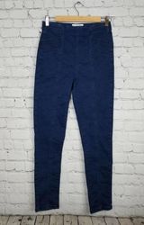We The Free People Skinny Jeans Size 27 Womens Seam Front Pull On Elastic Waist Photo 0