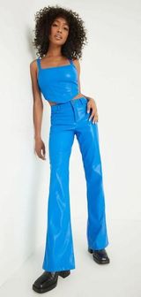 Garage Blue Faux Leather Matching Set Photo 0